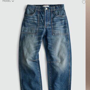 Madewell Curvy Darted Barrel Jeans